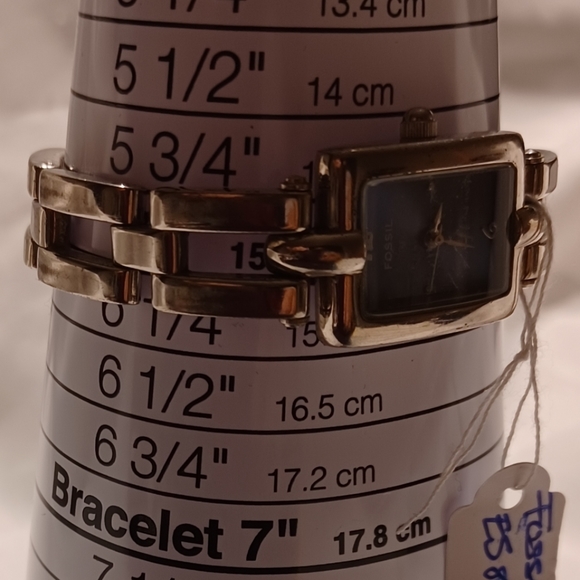 Fossil F2 ES8956 Blue Square Dial - Picture 4 of 6